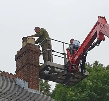 fitting cowls and chimney pots